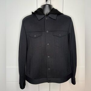 Buttercloth Hooded Button Coat